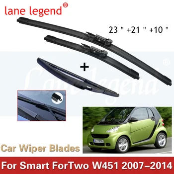  Автомобилни чистачки на предното стъкло за Smart ForTwo W451 2007 - 2014 Комплект предни задни стъкла 2008 2009 2010 2011 2012 2013