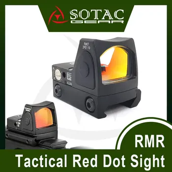 SOTAC Tactical Metal RMR Reflex Red Dot Sight с Gloc-k Mount и пушка Picatinny Mount за лов Airsoft