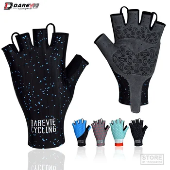 DAREVIE Ръкавици за колоездене Pro Light Soft Breathable Cool Dry Half Finger ръкавица против хлъзгане удароустойчив велосипед MTB Road