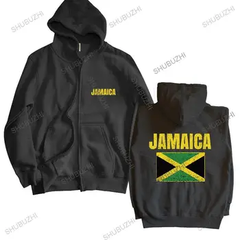 марка мъже есенна качулка Ямайски флаг реколта Ямайка Страна мъжки Спортно облекло качулки топло палто женски пролет и есен Zip-up