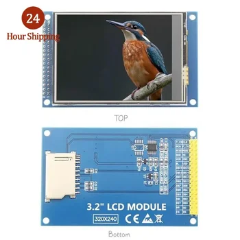 Нов продукт 3.2 инчов TFT LCD сензорен екран модул дисплей Ultra HD 320X240 ILI9341 за 3.2'' 320240 240x320 240320 2560 DIY