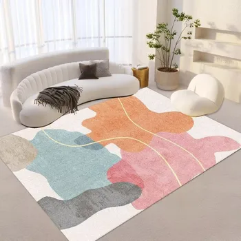 Модерни килими Morandi за хол Декоративни миещи се фоайе килим Килими с голяма площ за спалня Мека неплъзгаща се гардеробна мат