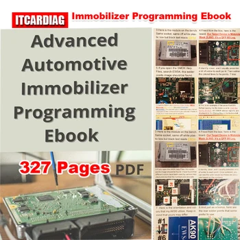 Advanced Automotive Immobilizer Programming Ebook 327 Pages PDF ECU Програмиране Диагностика Ремонт Инструмент Кола Control Box Преподаване