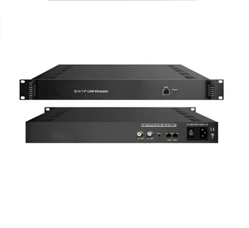 DVB C модулатор Max 1024 IP вход Mux- кодиране 32 канала QAM модулатор модуладор цифров