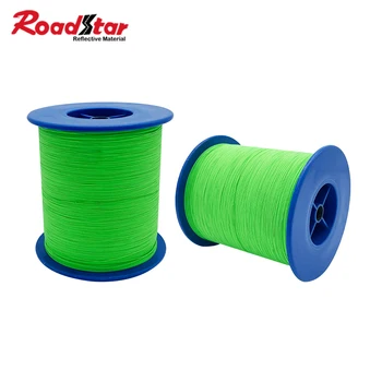Roadstar 0.5MM 4000 метра Fluo.Green отразяваща нишка прежда линии отразяващи лента за облекло DIY шевни занаяти RS-11RT