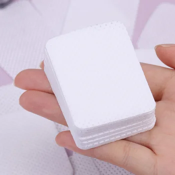 180PCS/Box Хартия без власинки Памучни кърпички за мигли Отстраняване на лепило за мигли Избършете чист памучен лист UV гел нокти Art Cleanin подложки