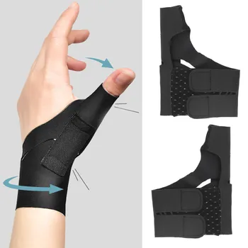 Еластичен палеца китката подкрепа скоба лайнер компресия ръкав протектор за облекчаване на дискомфорт артрит тендинит навяхвания