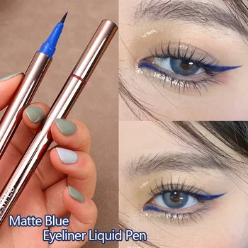 Blue Matte Liquid Eyeliner Pencil Colorful Waterproof Long Lasting Quick-Dry White Red Eyeliner Pen Party Eye Make-up Cosmetics