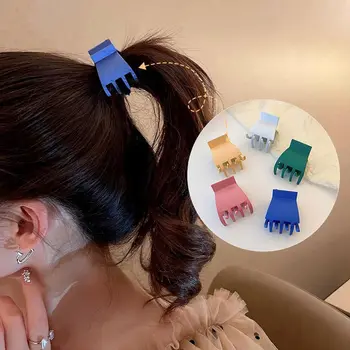 реколта прости мини ретро плътен цвят коса раци клип женски коса украшение корейски стил коса нокът конска опашка фиксиран артефакт