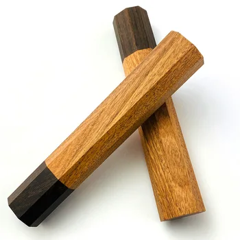 Японски стил кухненски нож дръжка Волски нож Върбово острие От острието Зеленчуци Масивна дървена дръжка за нож Риба сурова дръжка на нож