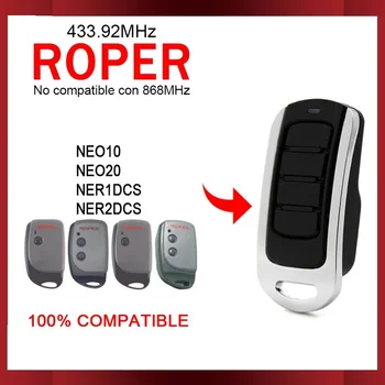 За ROPER NER1DCS NER2DCS NEO10 NEO20 гаражно дистанционно управление 433.92MHz 4 в 1 съвместимо с ROPER дистанционно управление гаражна врата