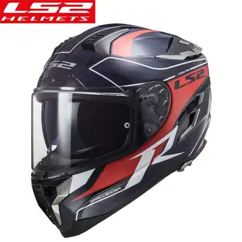 Търговия на едро LS2 FF327 Challenger каска за мотоциклет с цялото лице каски от въглеродни влакна Racing casco de motocicleta