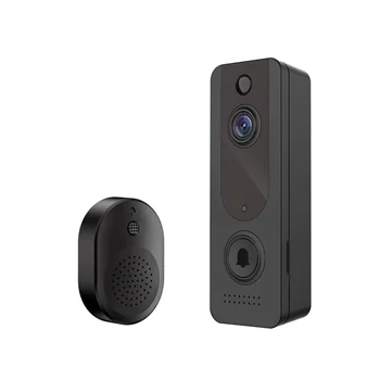  Doorbell Camera Wireless, WiFi Smart Doorbell Video Camera, Smart Human Detection, Night Vision, Real Time Alert
