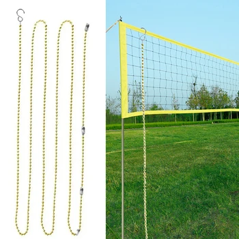 Волейболна нетна височина на веригата 2.5 метра Волейболна мрежа Setter Chain 2бр Волейболна мрежа Измервателна верига Съдийска екипировка