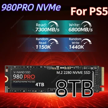 Нова оригинална марка 980PRO SSD 4TB 2TB 1TB NVMe PCIe4.0 M.2 2280 твърдотелен диск за PS5 PlayStation5 лаптоп PC геймърски компютър