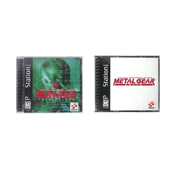PS1 Metal Gear Solid Copy Game Disc Отключване на конзола Station 1 Ретро оптичен драйвер Части за видео игри