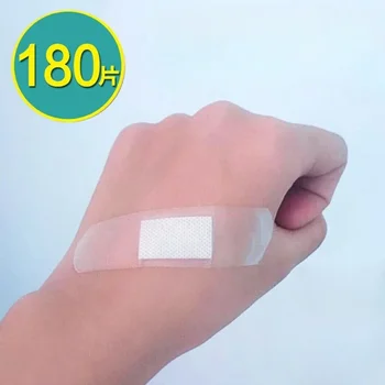 180pcs водоустойчива лента помощ прозрачни дишащи превръзки медицински стикери за баня Комплект за спешно оцеляване