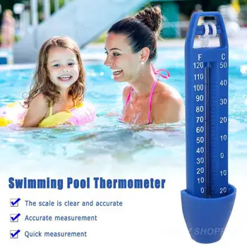 Практически плувен басейн плаващ термометър многофункционален траен спа хидромасажна вана езера измерване на температурата