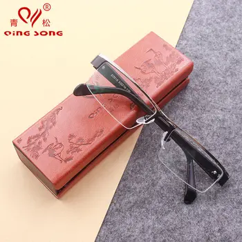 Qingsong Несферични Coaated смола четене очила родител подарък