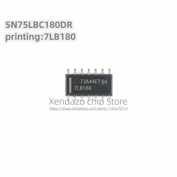 5pcs / lot SN75LBC180DR SN75LBC180 Копринен ситопечат 7LB180 SOP-14 пакет Оригинален истински чип за приемо-предавател