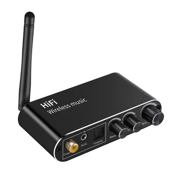 BT01 Bluetooth 5.1 аудио конвертор Цифров аналогов приемник Коаксиален оптичен влакно 3.5Mm Aux безжичен адаптер за домашна телевизия