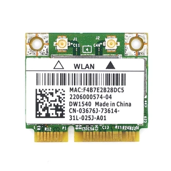Dual-Band 2.4+5G 300M 802.11A/B/G/N Wifi безжична половин мини PCI-E мрежова карта за Broadcom BCM943228 DW1540 WIFI карта