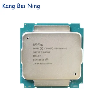 Използван Intel Xeon E5-2697 V3 E5 2697 V3 2.6 GHz Четиринадесет ядра Двадесет и осем нишки 35M 145W процесор LGA 2011-3