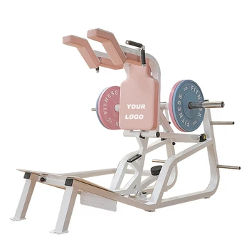 Търговски фитнес фитнес оборудване плоча заредена крак преса сила обучение рана мощност клек багажник машина за жени