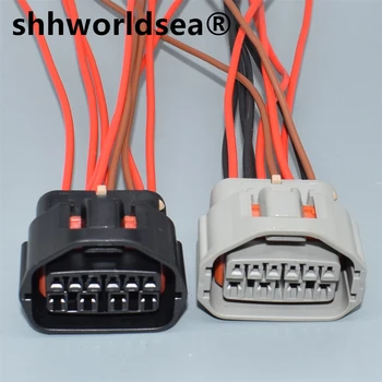 shhworldsea 10 пинов автоматичен конектор електрически корпус щепсел конектори за карнавална скоростна кутия MG641288-4 7283-8700-30 За Hyundai