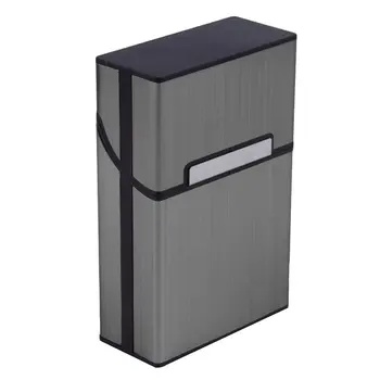 2021 Ултра тънка модна тръба за домашна употреба Лек алуминиев калъф за цигари Държач за тютюн Джобна кутия за съхранение Контейнер за съхранение Отстъпка