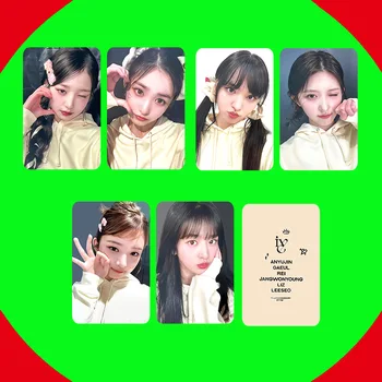 Kpop Idol 6бр/комплект Lomo карти IVE фотокартички Фотокартичка Пощенска картичка за фенове колекция