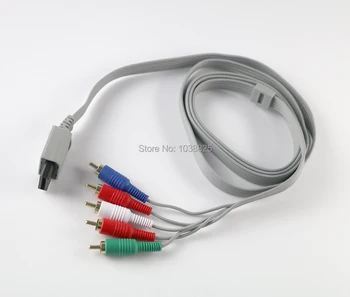 1.8m компонент AV кабел с висока разделителна способност 1080i / 720p HDTV AV аудио адаптер кабел кабел 5RCA за Nintendo Wii