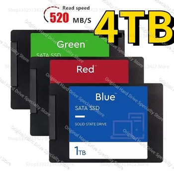 Преносим високоскоростен SSD 4TB 2.5Inch 2TB Sata III твърд диск за лаптоп Micro Computer Desktop 1TB вътрешен твърд твърд диск