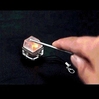 RGB механичен превключвател ключодържател светва подсветка за клавиатура ключове тестер комплект с LED светлина играчки стрес облекчение подаръци