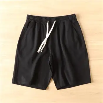 2023 Летни мъжки къси панталони направо японски стил удобни прости случайни меки памук тънки готино за момчета