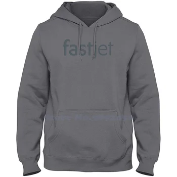 Fastjet лого мода суитчър качулка най-високо качество графичен 100% памук качулки
