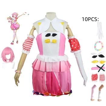 Game Feat Project Sekai Otori Emu Cosplay аниме костюм перука сладко момиче оглавник шорти униформа аксесоар пълен комплект Хелоуин облекло