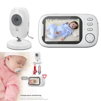 3.5inch видео бебе монитор с камера безжична защита Smart Nanny Cam температура електронни Babyphone плач бебета хранене