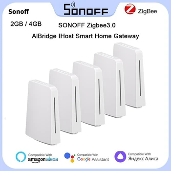 SONOFF 2/4G Zigbee 3.0 AlBridge 5V--2A IHost Smart Home Gateway Type-C RJ45 IHost Smart Home Hub Smart Home Gateway Smart Switch