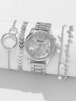 Дамски моден часовник Нов прост случаен дамски аналогов ръчен часовник гривна подарък Montre Femme мода кварцови ръчни часовници reloj
