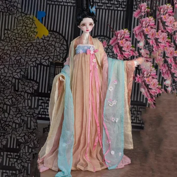 1/4 1/3 мащаб древен костюм BJD дрехи китайски ханфу фея дълга рокля облекло за BJD / SD SD13 Аксесоари за кукли голямо момиче C2070
