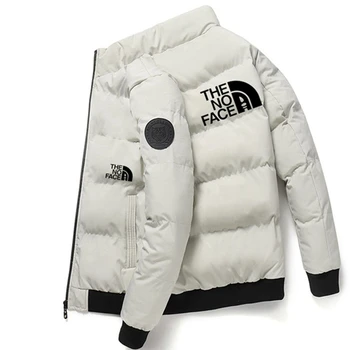 2023 Мъжко луксозно памучно облекло Зимна мода Ежедневно топло палто яке Мъжко ветроупорно яке Casual Top