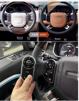 Бутони на волана за автомобили за Land Rover Range Rover Vogue L405 Sport L494 2013-2017 OEM стил ключове глава два странични клавиша