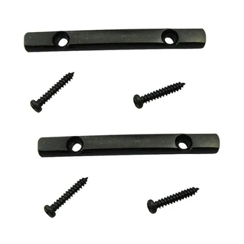 Tree Guides String Retainer Bar for Strat Tele Guitar Replacement Parts Black (Опаковка от 2 )