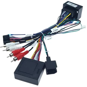 Car Audio 16PIN адаптер за захранващ кабел Аудио сноп с кутия Canbus за Chevrolet Trax Cruze Aveo Buick 2014-2016