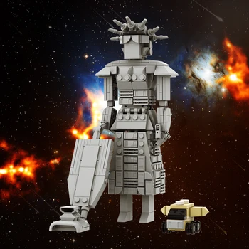 Gobricks MOC Space Eagle Mecha Warriors Building Block Set Моделът на характера на защитаващия войник тухлени играчки за деца подарък