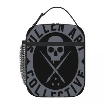 Sullen Art Collective Everyday Badge Dunkelblau Обяд Tote Lunchbox изолирани чанти Термо чанта за храна