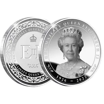 Възпоменателна монета на кралицата 1926-2022 С участието на Нейно Величество Кралица Елизабет II Монети Мемориална колекция от монети Колекционерство Подаръци