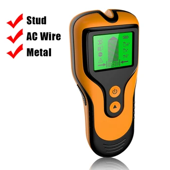 Измервателен уред Многофункционален Stud AC живи проводници кабелен детектор 3 в 1 Електрическа кутия Finder стена метален скенер стена тестер