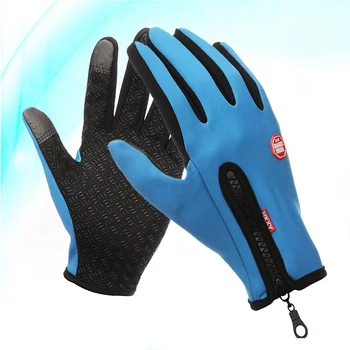 Практични топли ръкавици Творчески екранни сензорни ръкавици Водоустойчиви ръкавици за велосипеди за езда Зимни ръкавици за защита от студ за мъже Жени (S)